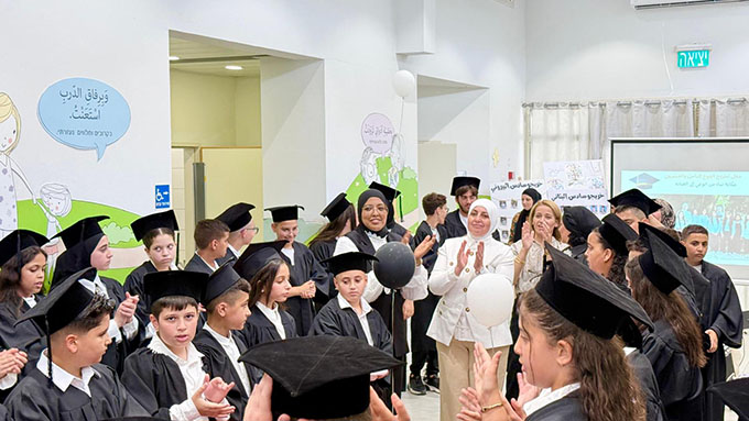 تخريج الفوج الثامن والعشرون في مدرسة المستقبل الابتدائية في جلجولية 